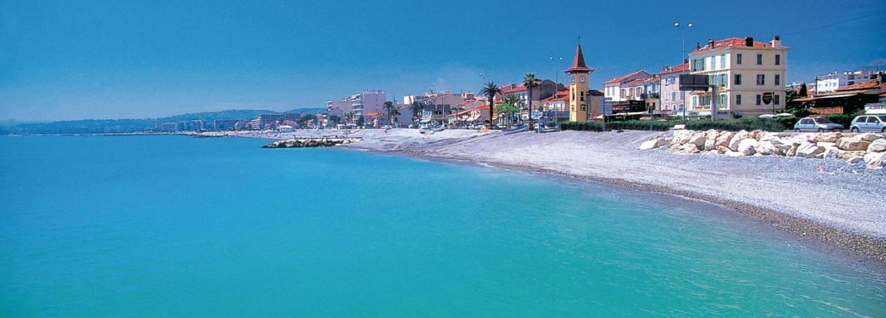 Grand Studio Tres Agreable Avec Bar, Cuisine Et Terrasse Cagnes-sur-Mer Exterior foto